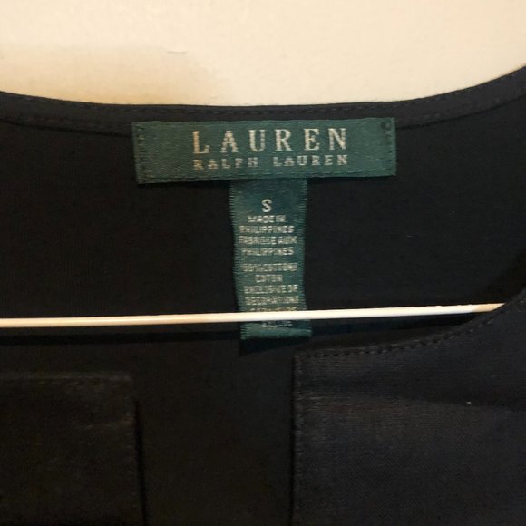 Ralph Lauren cotton blouse with accented neckline - Picture 3 of 5